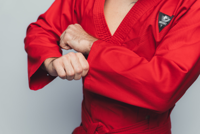 Кимоно для универсального боя UNIFIGHT BRAVEGARD Ascend красное