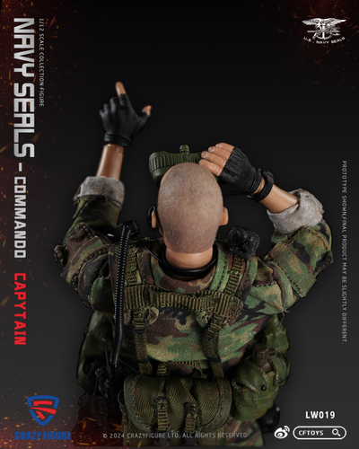 Капитан "морских котиков" США - Коллекционная фигурка 1/12 SCALE SEAL Special Assault Team Captain (LW019) - CRAZY FIGURE
