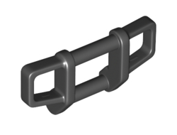 Bar 1 x 4 x 1 2/3 Grille Guard / Push Bumper, Black (35654 / 6207258 / 6359942)