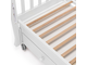 Детская кровать Nuovita Perla Swing продольный маятник, Bianco / Белый