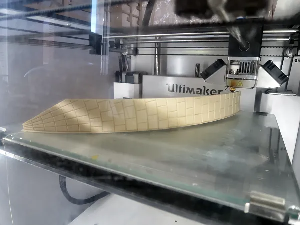 Французская беседка: 3D печать фрагмента купола