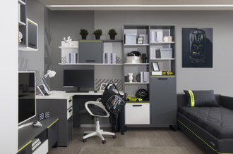 КАРБОН Шкаф книжный ШК