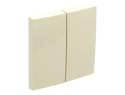 Клавиша для двухклавишного перекрестного переключателя, бежевая, Logus 90 - Efapel 90614 TMF