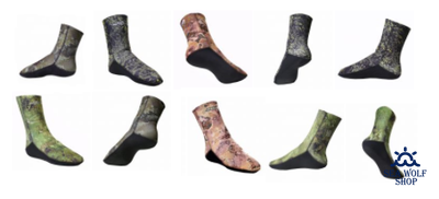 Носки неопреновые 7мм AquaDiscovery "OPEN CELL Duratex Camo" p.38/39
