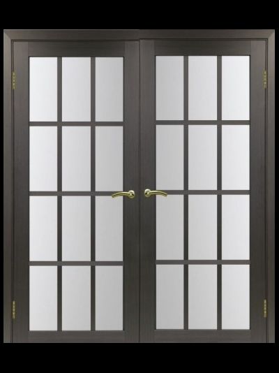 OPTIMA PORTE/ TURIN 542. ПОЛОТНО ОСТЕКЛЕННОЕ+ПОЛОТНО ОСТЕКЛЕННОЕ. МАТИРОВАННОЕ СТЕКЛО САТИН