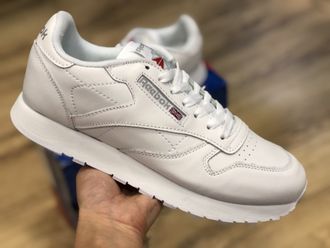 Мужские кроссовки Reebok Classic White кожа