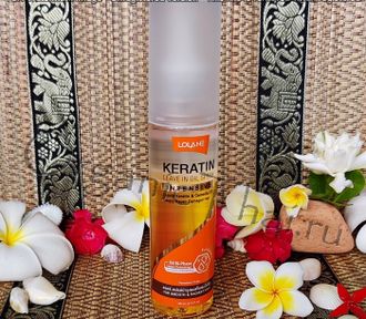 Купить тайский спрей для волос несмываемый с кератином Lolane Keratin Leave In Oil Spray (140 ml)