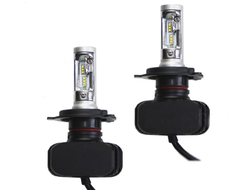 Светодиодные лампы CP-X5 H4 Hi/Low CSP new 6000Lm (комплект, 2шт)