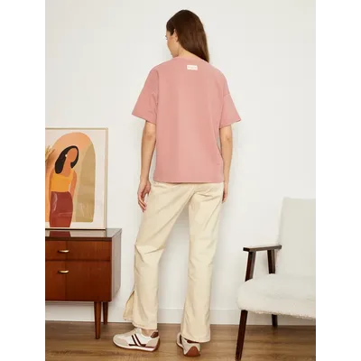 ЖЕНСКАЯ ФУТБОЛКА РОЗОВАЯ "ДАРИ"