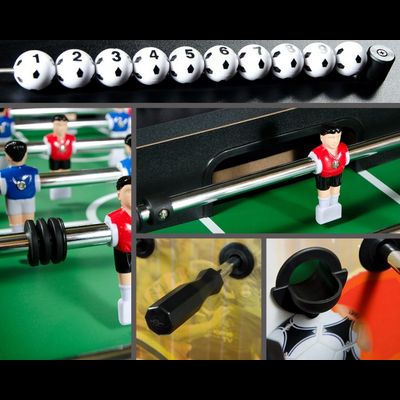 Настольный футбол (кикер) «Roma II» (140×76×87 см, цветной)