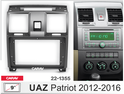 Переходная рамка  UAZ PATRIOT 2012-2016 CARAV 22-1355 , RUZ-FC682