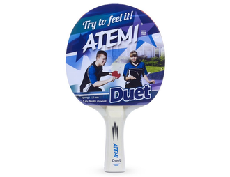 Набор для настольного тенниса Atemi DUET (2 ракетки + чехол + 3 мяча*)