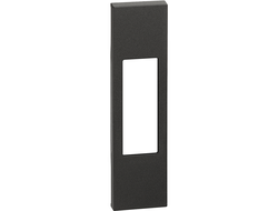 Лицевая панель универсальная 1 модуль, черная - Bticino - Living Now KG02