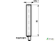 Индуктивный датчик ISB A12B-21-1,5-LP