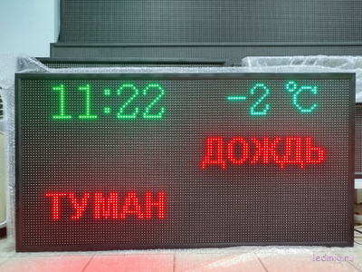 Табло погодных условий 1330*690мм