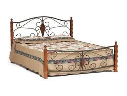 Кровать VIKING (mod. 9227) 160*200 см (Queen bed), Красный дуб