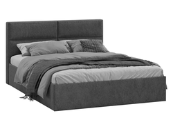 Спальня ГЛОСС - Кровать с мягкой обивкой и подъемным механизмом тип 1 1600 Микровелюр Wellmart Graph