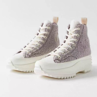 Кеды Converse Run Star Hike Sherpa зимние коричневые