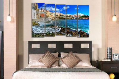 Модульная картина "Берега Родоса"