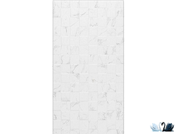 Плитка Creto Forza Calacatta White Mosaico 01 25 х 60 см настенная под мрамор PIRGON ALAS у Marysя