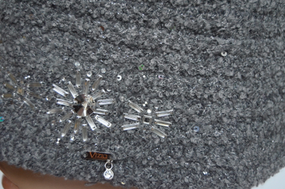 Стразы на женской шляпе vizio Италия