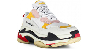 Balenciaga Triple S (БАЛЕНСИАГА) Серо-Розовые (36-41)