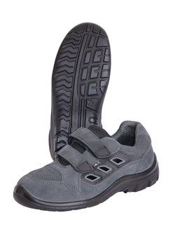 Полуботинки с перфорацией "SAVEL-Универсал" замша ПУ с ПКП