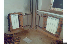 Замена и установка отопления в доме