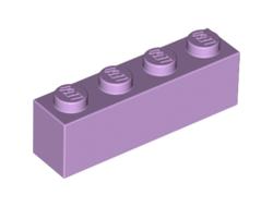 Brick 1 x 4, Lavender (3010 / 6015120 / 6097865 / 6097867)