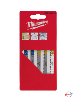 Набор полотен Milwaukee с T-образным хвостовиком для лобзика 5шт.