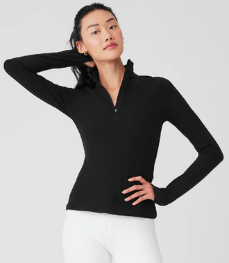 Alo Yoga ALOSOFT 1/2 ZIP RAPID PULLOVER