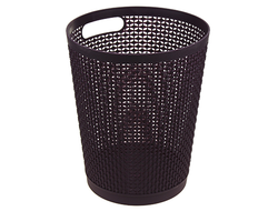 Ведро для мусора, пластмассовое "Оренбургская сеточка" д20см h24,5см, сливовый