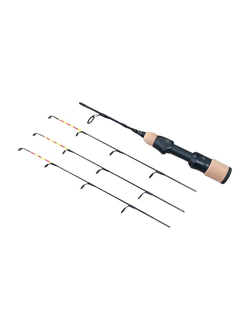 Удочка зимняя #A-07 (45 см) штекерная (со сменными хлыстиками) цена указана за 5 шт