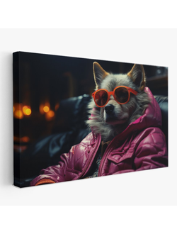 Печатная картина на деревянном подрамнике, Серия  Собаки Арт. 1-247