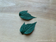 Молд «Лист малины #10» (ELF_decor)