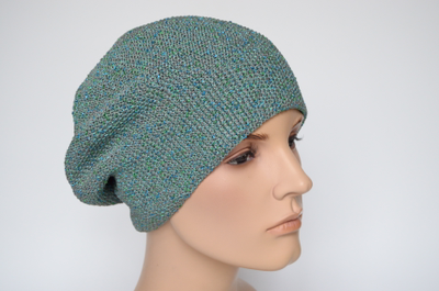 Женский берет бирюзового цвета Италия Вицио