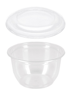 Креманка прозр. с крыш. ПЭТ, 200мл