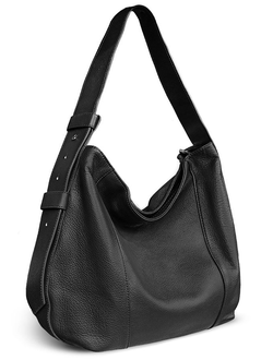 (АРТИКУЛ: 10014/2) СУМКА МЕШОК, БОЛЬШАЯ, НАТУРАЛЬНАЯ КОЖА, ТЕМНО-КОРИЧНЕВАЯ, ЧЕРЕЗ ПЛЕЧО