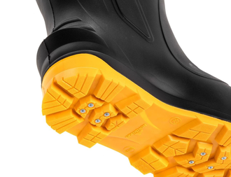Сапоги зимние с шипами Nordman Quaddro до -70 ºС черные с желтым