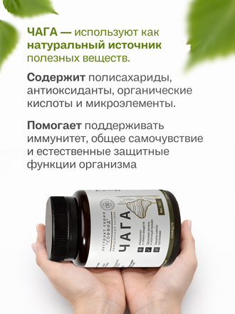 Экстракт чаги для внутреннего применения 100 гр.