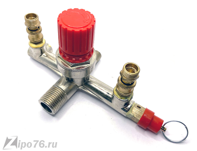 Редуктор для компрессора воздушного давления с клапанами