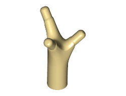 Plant Flower Stem with Bar and 3 Stems Short, Tan (68211 / 6324176)