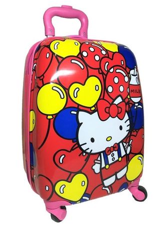 Детский чемодан Hello Kitty (Хеллоу Китти) красный