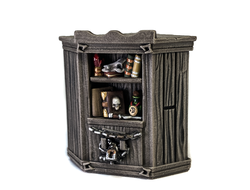 Dark Magister Corner bookshelf (PAINTED)