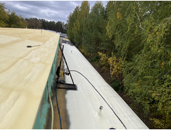 Утепление кровли пенополиуретаном