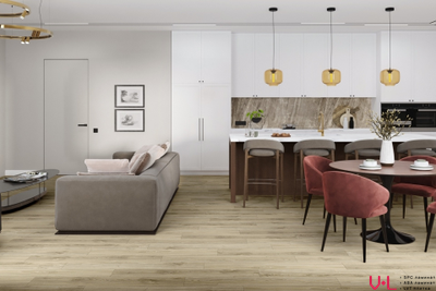 Кварцвиниловая плитка Damy Floor Family LVT Дуб Белый SL3739-3-LVT