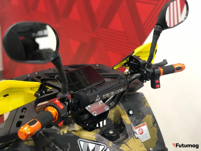 Электровадроцикл MOTAX Grizlik E1500 2024 Красный камуфляж