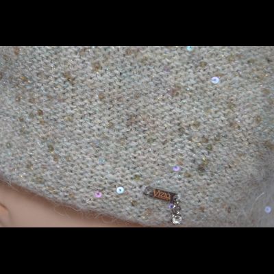 Итальянский берет зима 2022 Vizio Италия 6917 бежевый