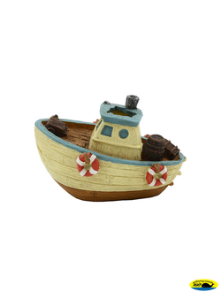 067 WS-PR Затонувший буксир 12*8*8,5см