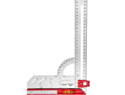 Угольник VERTEXTOOLS PROFI для маркировки, сталь/УФ-печать + ABS, толщина 1,7 мм [59355]